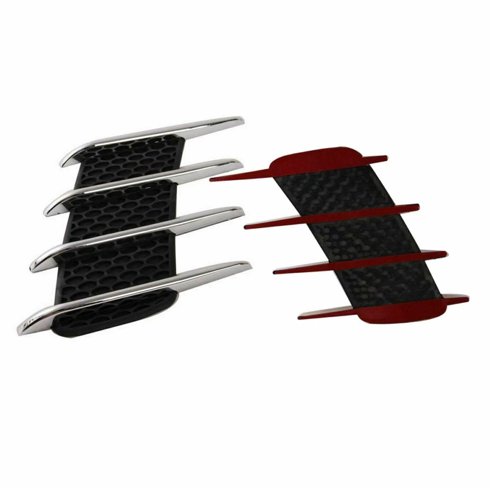 Universal for Car Side Fender Door Shark Air Flow Vent Intake Grille Trim (-)