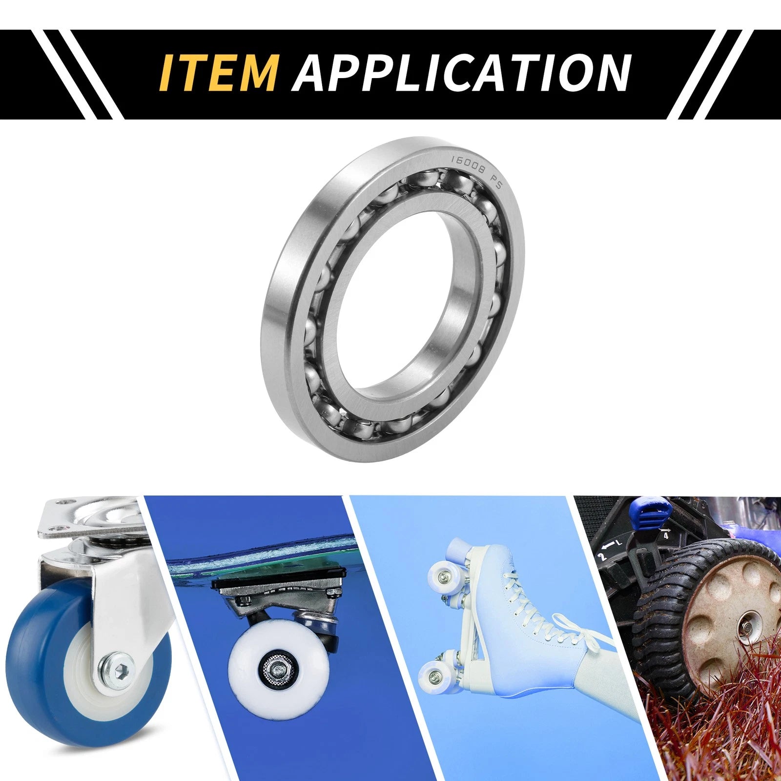 Deep Groove Ball Bearing 40x68x9mm for Scooter Skateboard (1 Pcs)