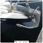 16.5 lb Bruce Style Claw Anchor for Marine Use (Solid Galvanized Steel)