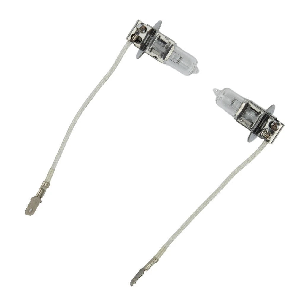 2pc 100W 12V Quartz Halogen Headlight Fog Lamp Bulb Kit for H3