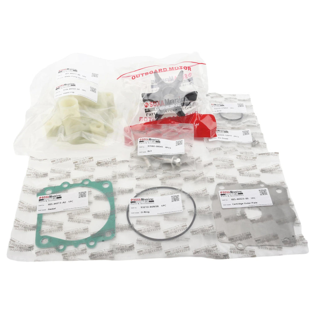 Water Pump Rebuild Service Kit 6N6-W0078-00 for Yamaha Outboard