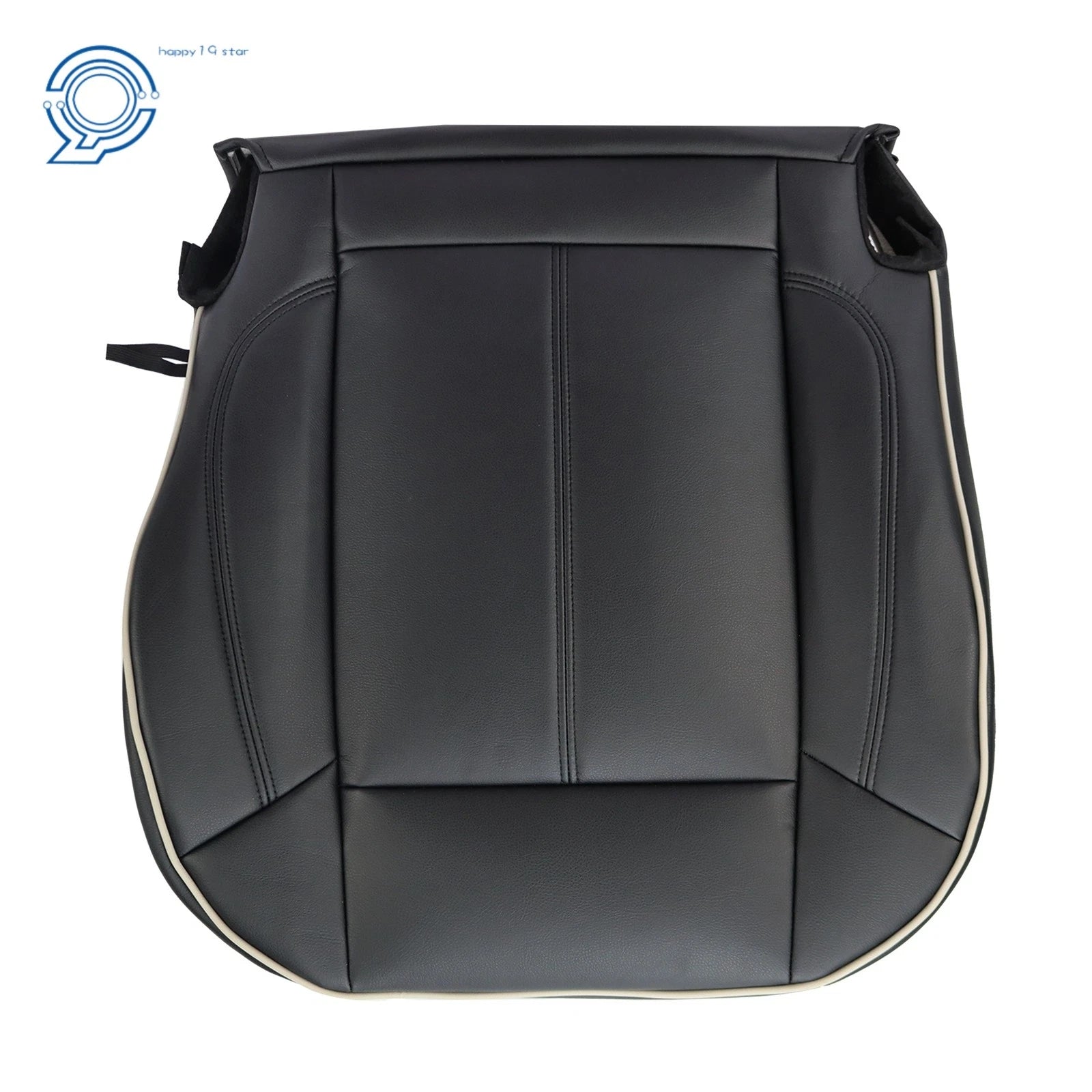 Set of 2 Leather Bottom Seat Covers for Hummer H3 (2006–2010) Black
