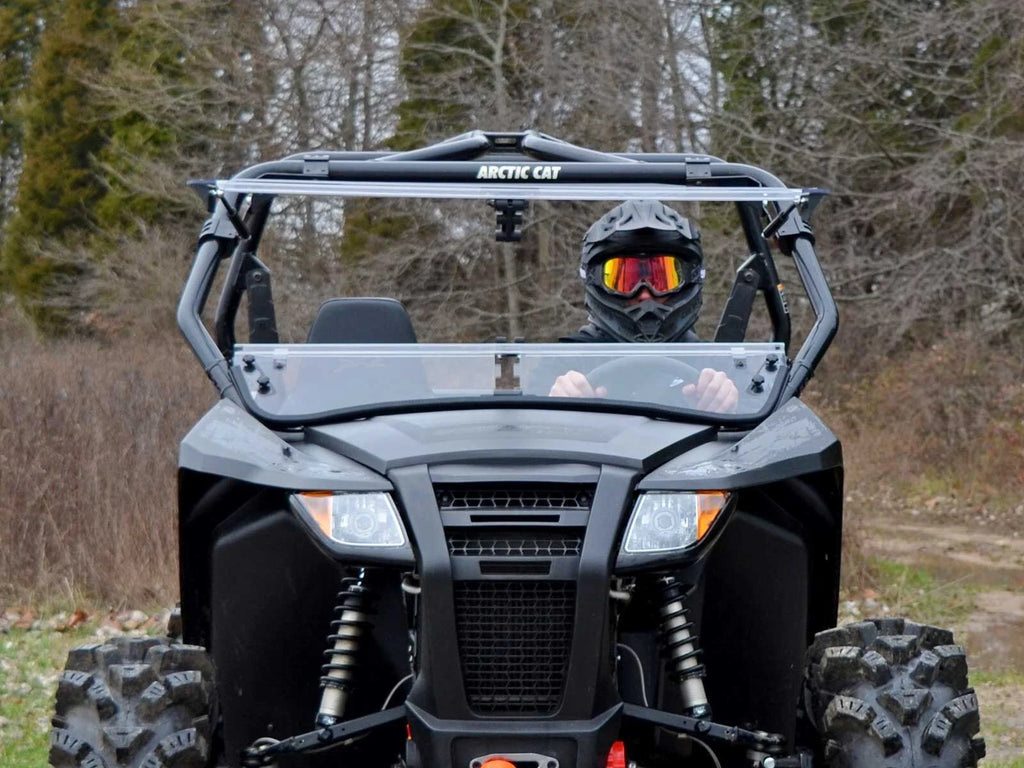 Scratch Resistant Flip Windshield for Arctic Cat Wildcat Trail (2014–2023)