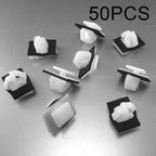 50 x Nylon Moulding Clips Fastener Rocker Panel Retainer for Car