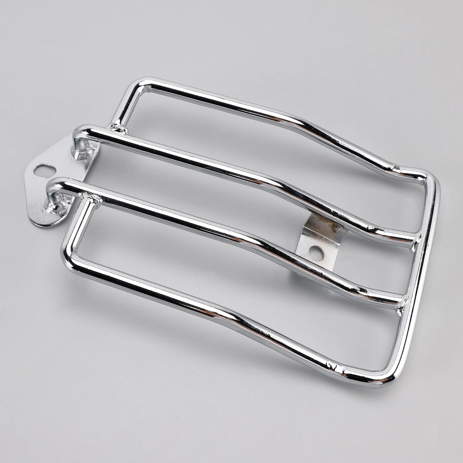 Chrome Solo Seat Luggage Rack for Harley Sportster XL 883 1200 (2004–2022)