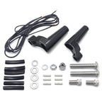 Gloss Black Turn Signal Relocation Kit for Harley XL (1988–2022)