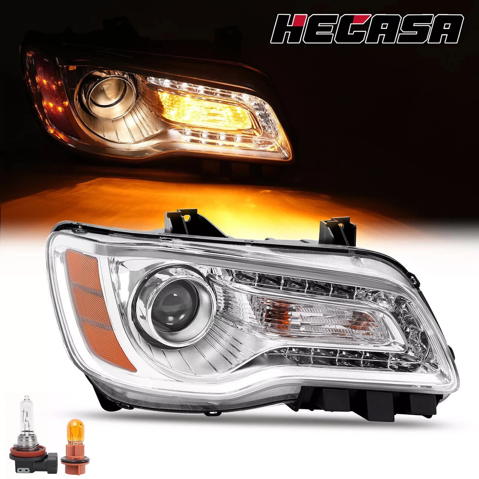 LED DRL Projector Headlight for Chrysler 300 (2011–2023)