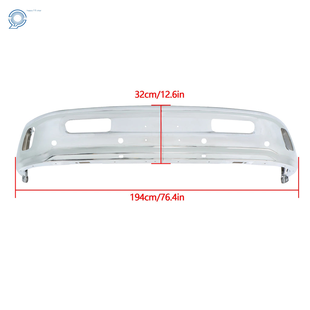 Chrome Front Bumper Face Bar for RAM 1500 (2013-2018)