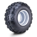 WANDA ATV Tire & Wheel 22X10-10 4 Lugs 156mm PCD 3+5 Silver Wheel 10238
