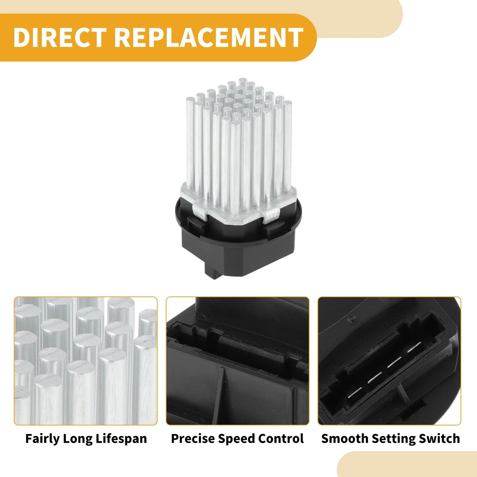 HVAC Blower Motor Resistor No.A2048707710 for Mercedes-Benz W212 (2009–2016)