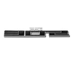 Chrome/Black Bumper Emblem Badge for GM SBC 302 5.0