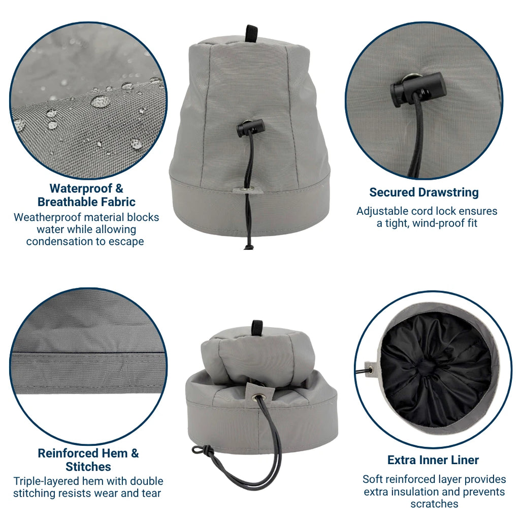 Winch Cover for Sailboat (Waterproof, UV Resistant)