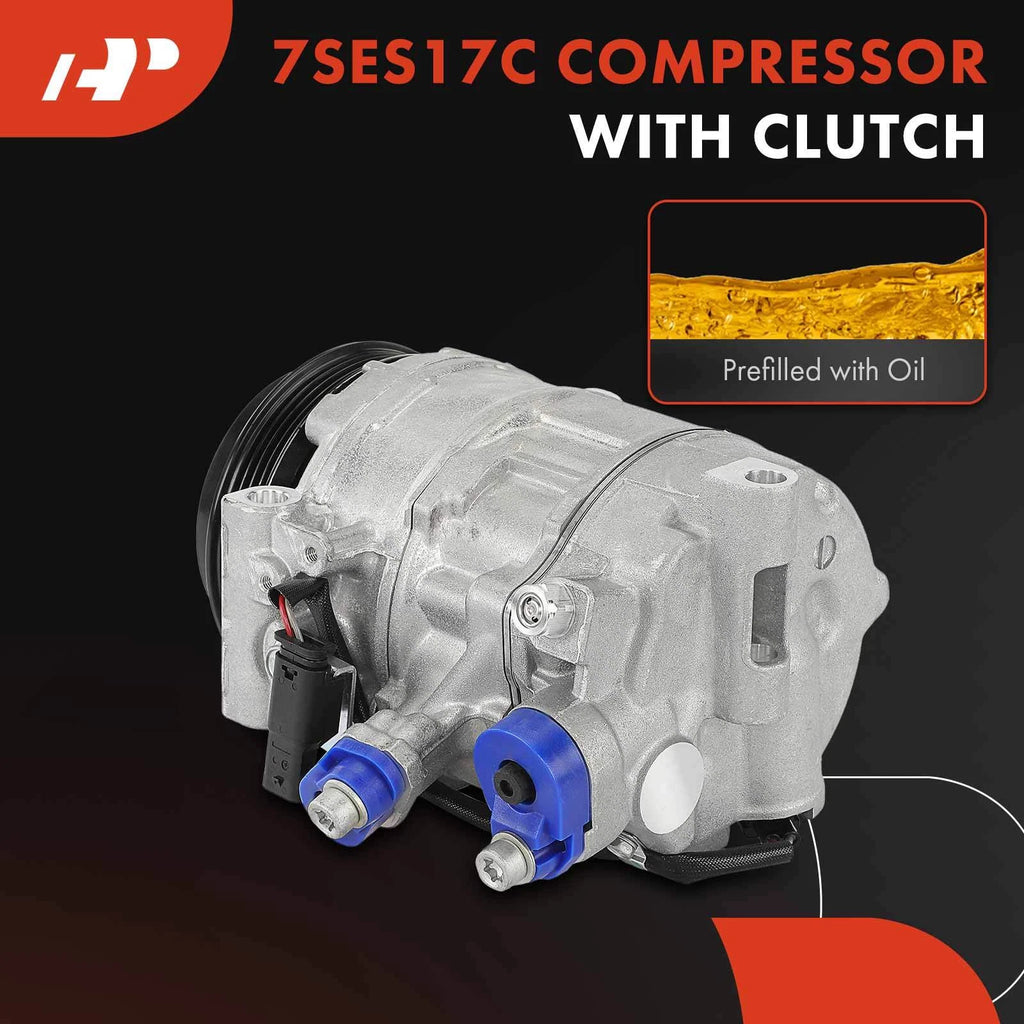 A/C Compressor with Clutch for Mercedes-Benz C-Class W205 (2015–2021)