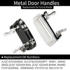 Set of 2 Metal Exterior Door Handles for Ford Ranger Mazda (1998–2011)