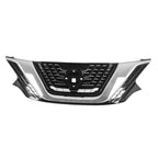 Front Replacement Black Chrome Plastic Grille for Nissan Murano (2015–2018)