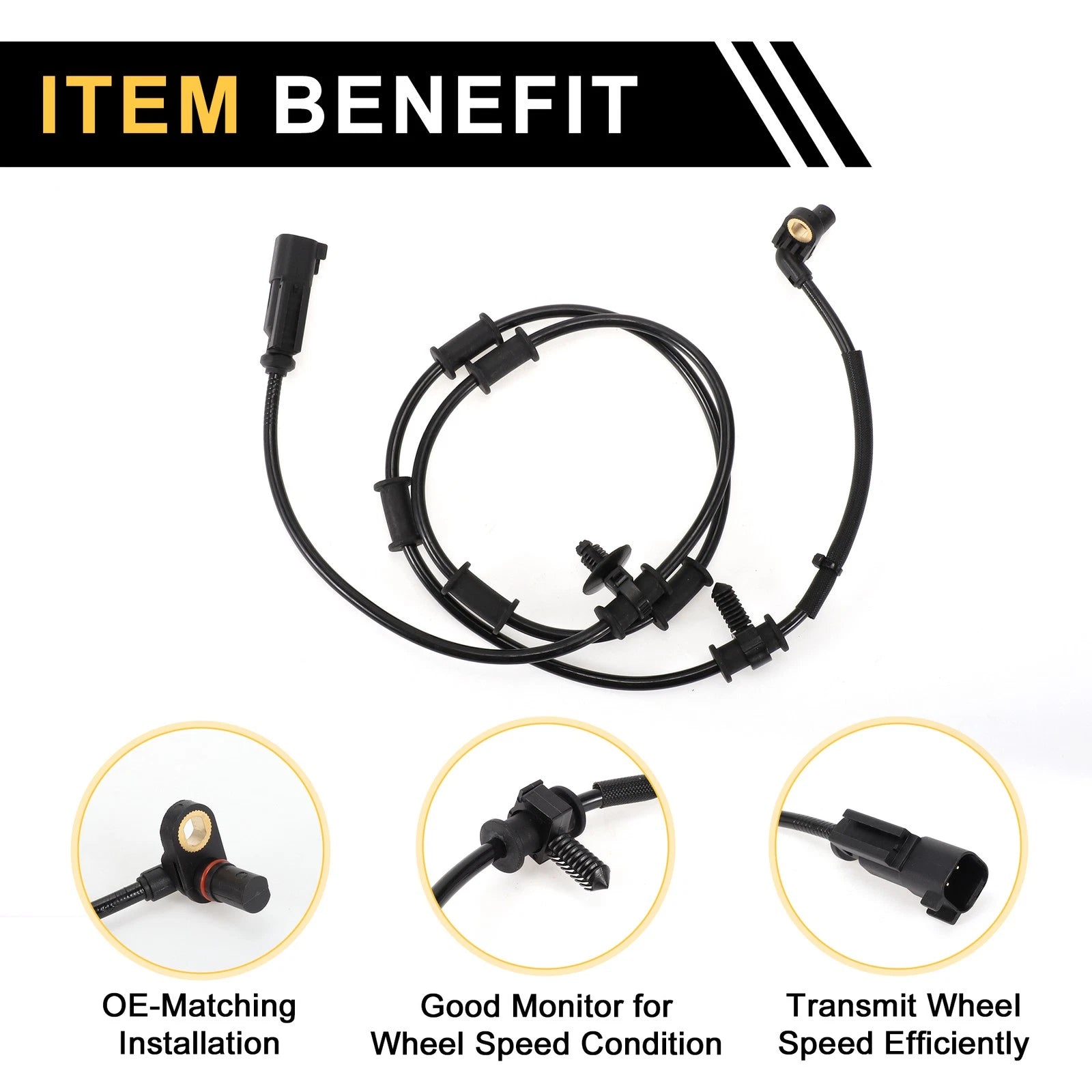 ABS Wheel Speed Sensor No. 52122426AB for Dodge Ram 2500 