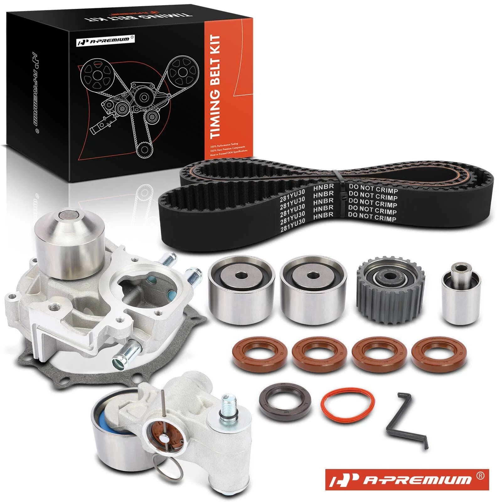 12x Timing Belt and Water Pump Kit for Subaru Impreza (2003–2004)