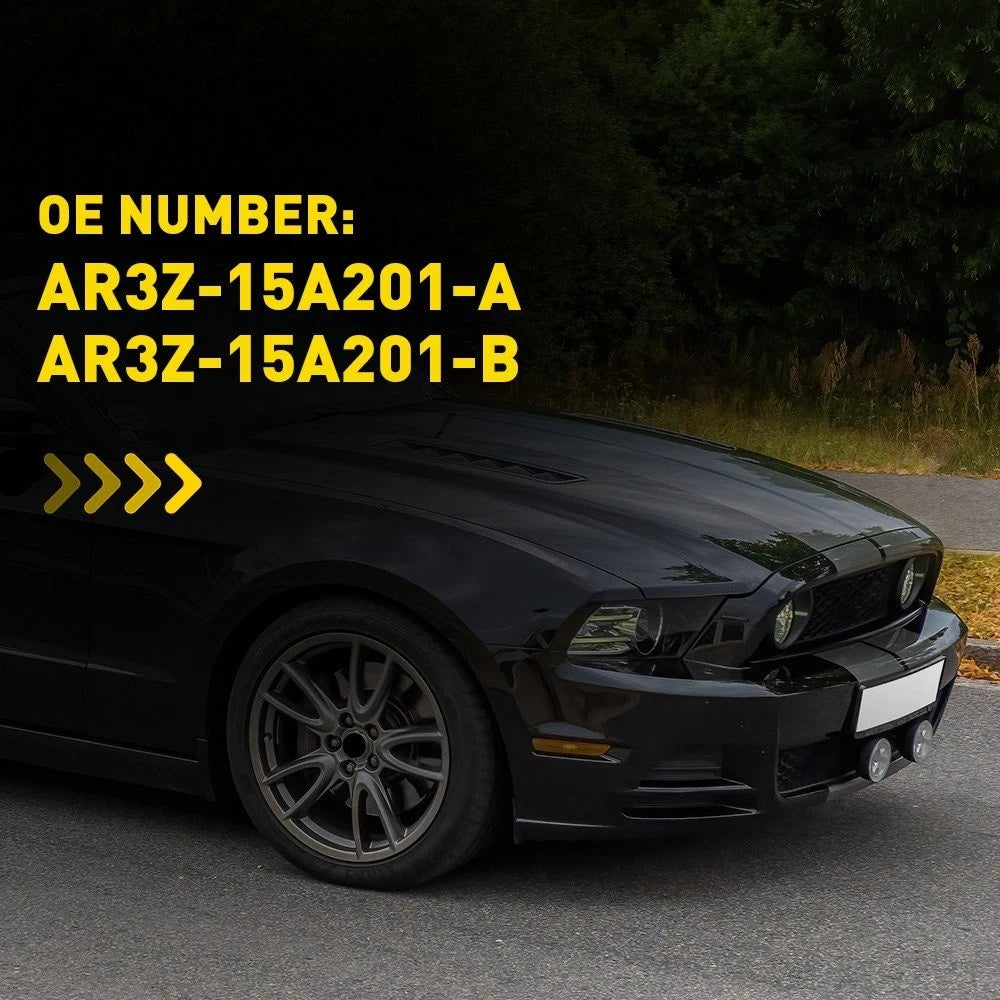 Front Bumper Side Marker Light Housings for Ford Mustang (2010–2014)
