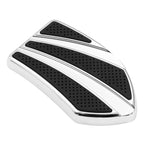 Chrome Large Brake Pedal Pad for Harley Touring Electra Street Glide (1980–2024)