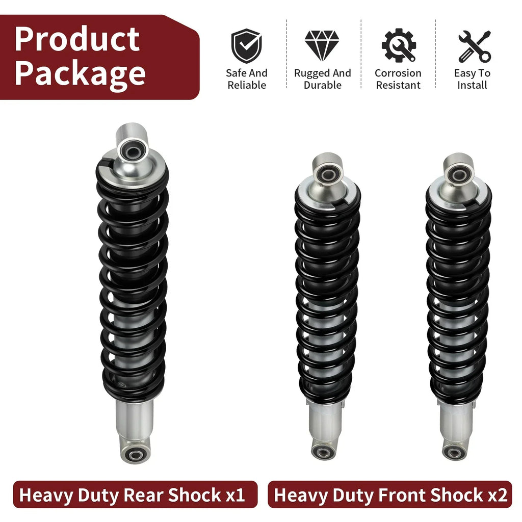 Front Rear Shocks Absorber for Honda Rancher 420 TRX420FM FE TE TM FPE FPM (2007–2013)