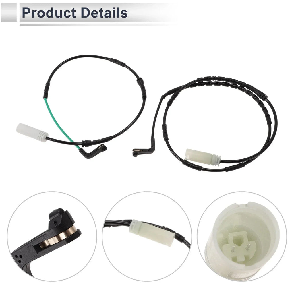 Front Rear Wheel Brake Pad Wear Sensor for BMW 128i 135i (2008 - 2010)
