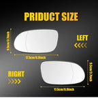 Heated Side Mirror Glass Set for Mercedes Benz CLK320 CLK430 (2003–2005)