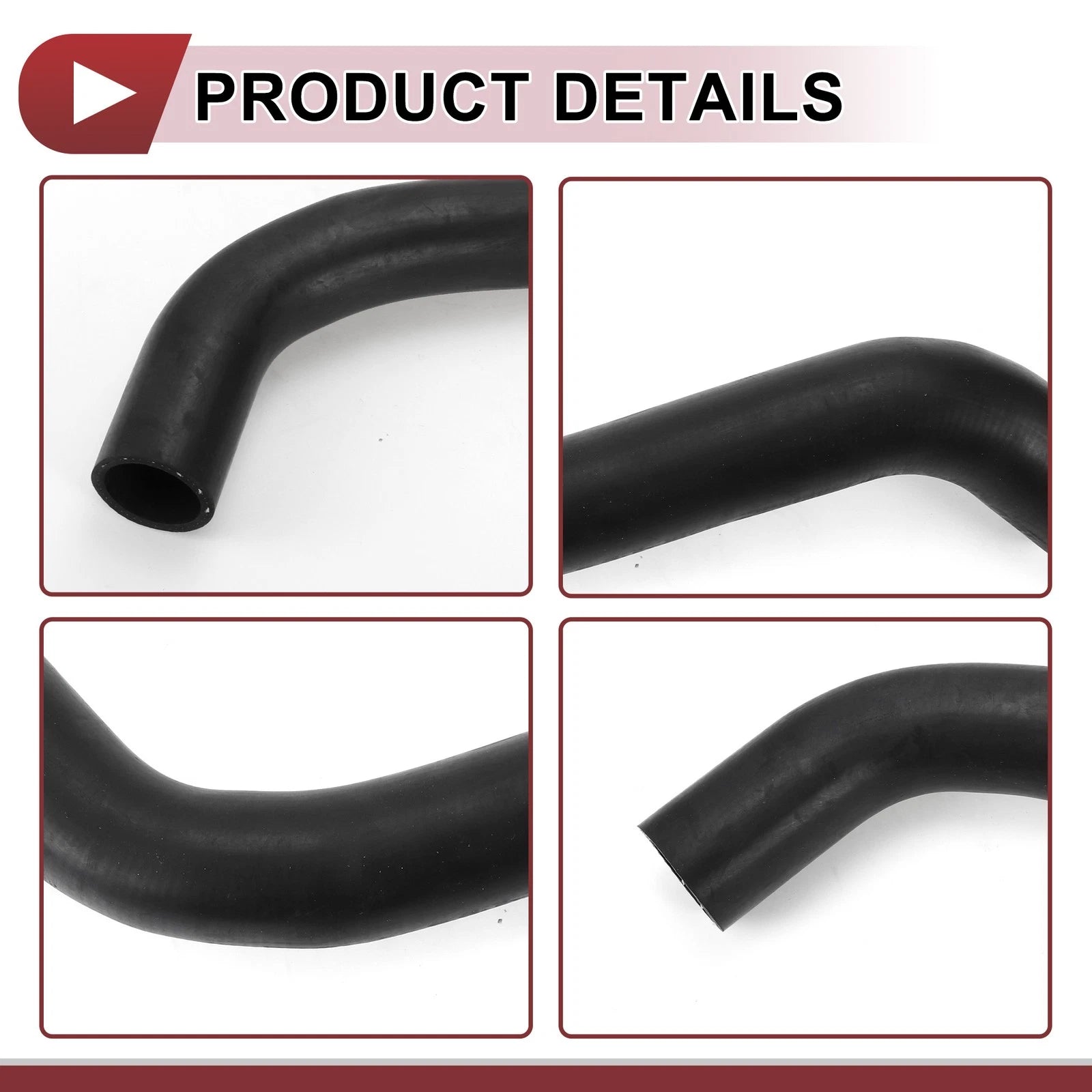 Radiator Coolant Hose for Lexus LS430 (2001–2006) No. 16571-50180 Rubber Black