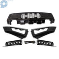 Textured Black Steel Bumper with LED for Ford F150 (2015–2017)