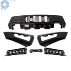 Textured Black Steel Bumper with LED for Ford F150 (2015–2017)