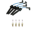 NGK 7mm Wire Set & 4 Nickel Spark Plugs for Avenger Eclipse Sebring Talon (1995–2005)