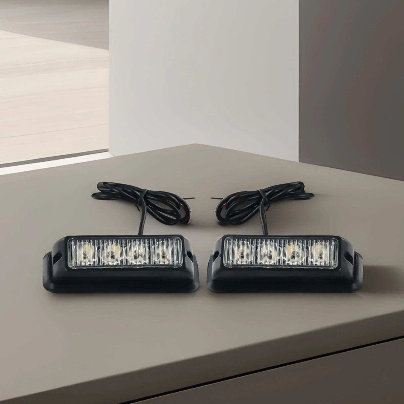 LED Car Light / Flash / Strobe Amber-Light DC12V