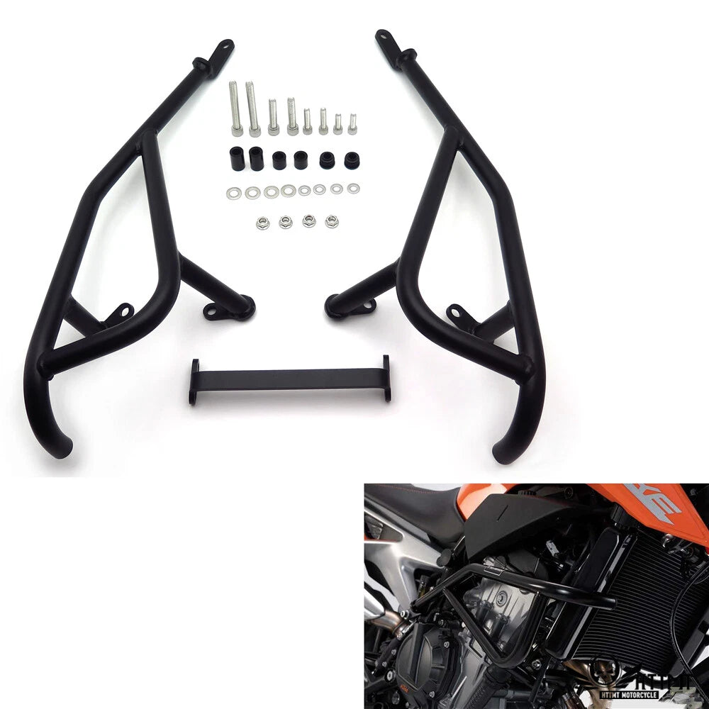 Black Bumper Crash Bars Protector for KTM Duke 790 (2018–2019)