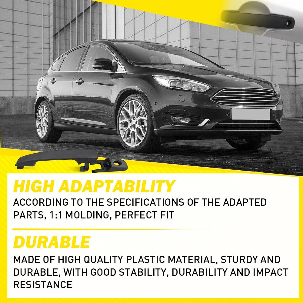 Front Left Driver Side Door Handle for Ford Focus (2008-2011) Black