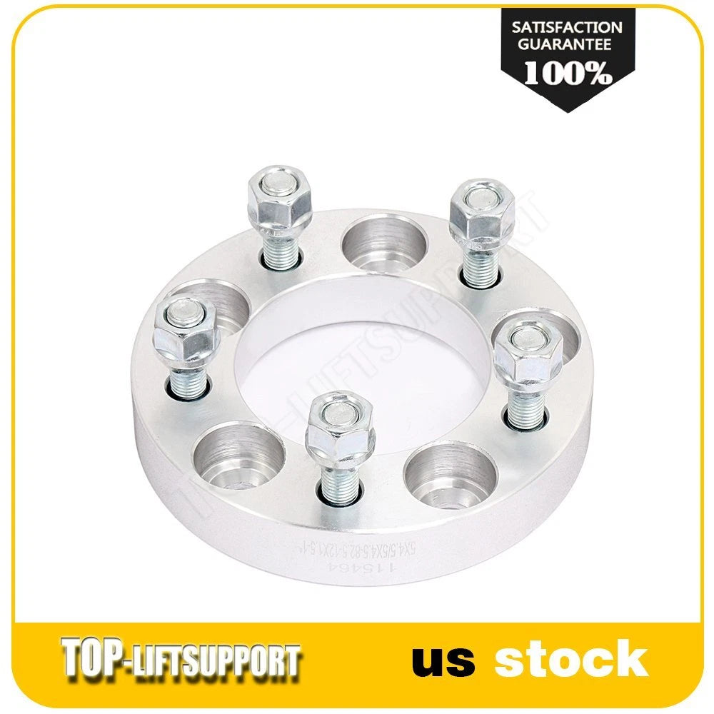 2X 1" Wheel Spacers for Toyota Tacoma, Honda Accord, Civic, Ford, Acura