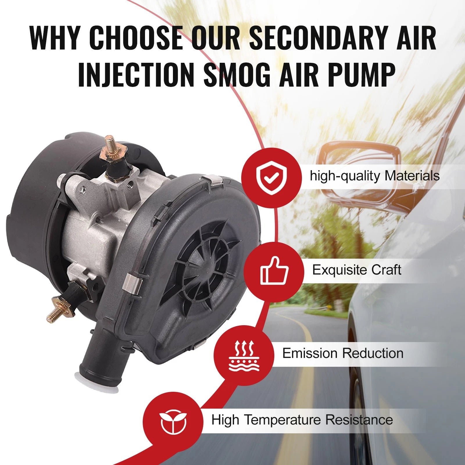Secondary Air Injection Pump for Subaru Forester Impreza (2007–2008)