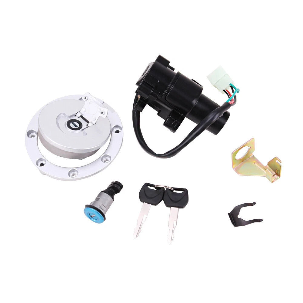 Ignition Switch Fuel Gas Cap Seat Lock Key for Honda CBR600F4/F4i (2001–2006)