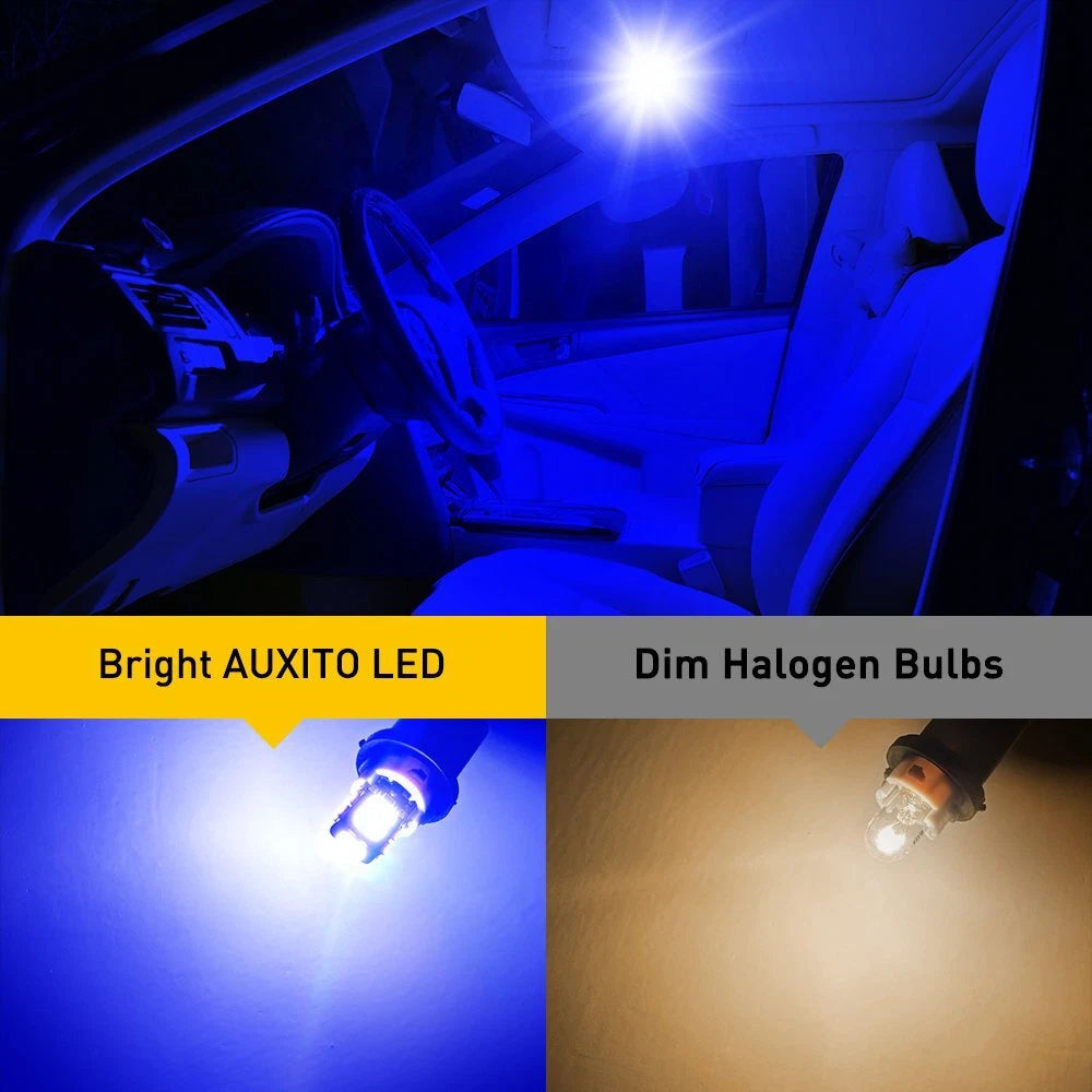 Set of 10 Auxito 8000K LED Parking Light Bulbs for Various Models