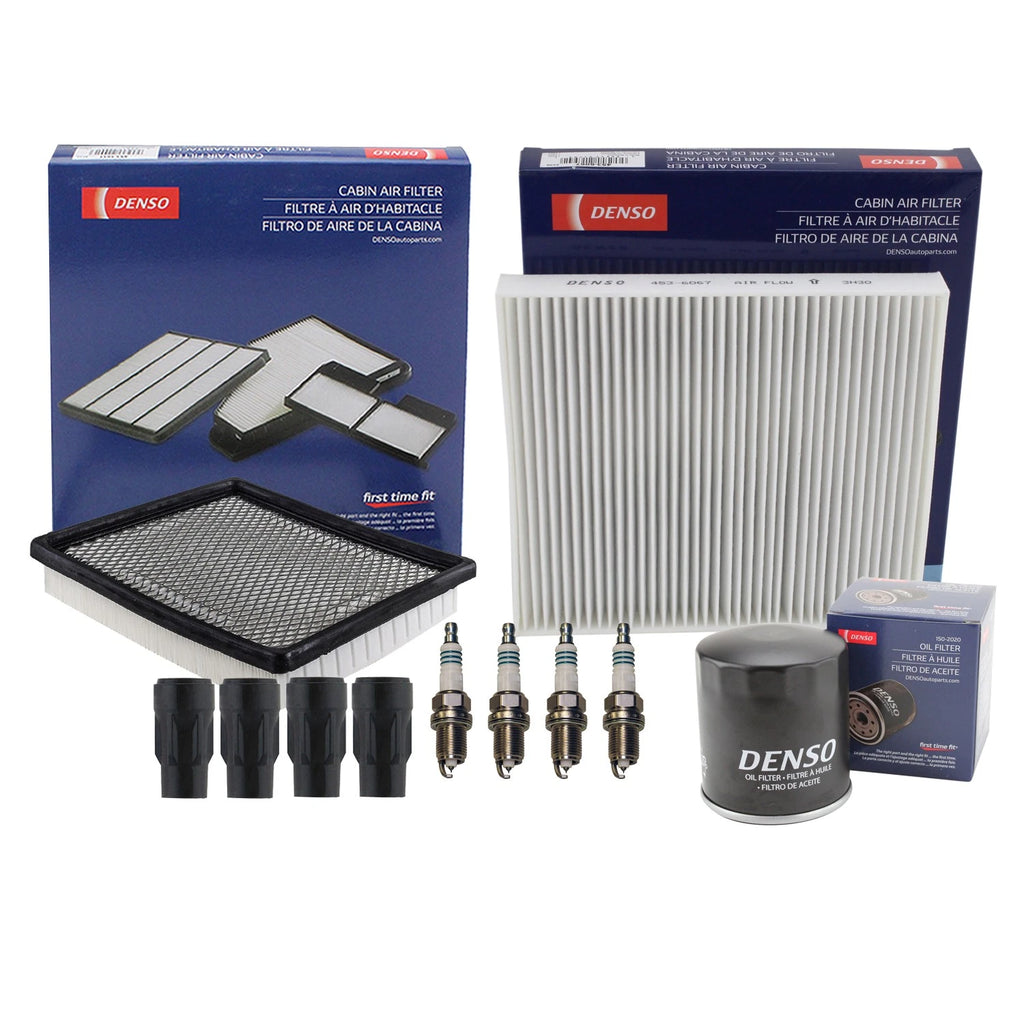 Denso Tune Up Kit 4 Spark Plugs & Boots for Dodge Avenger Sebring (2007–2010)