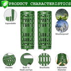 8 Pack Adjustable Tree Trunk Safety Guards for Garden Protection