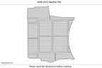 EVA Foam Pad for Sealine T60 (2008) - Teak Deck Flooring Mat