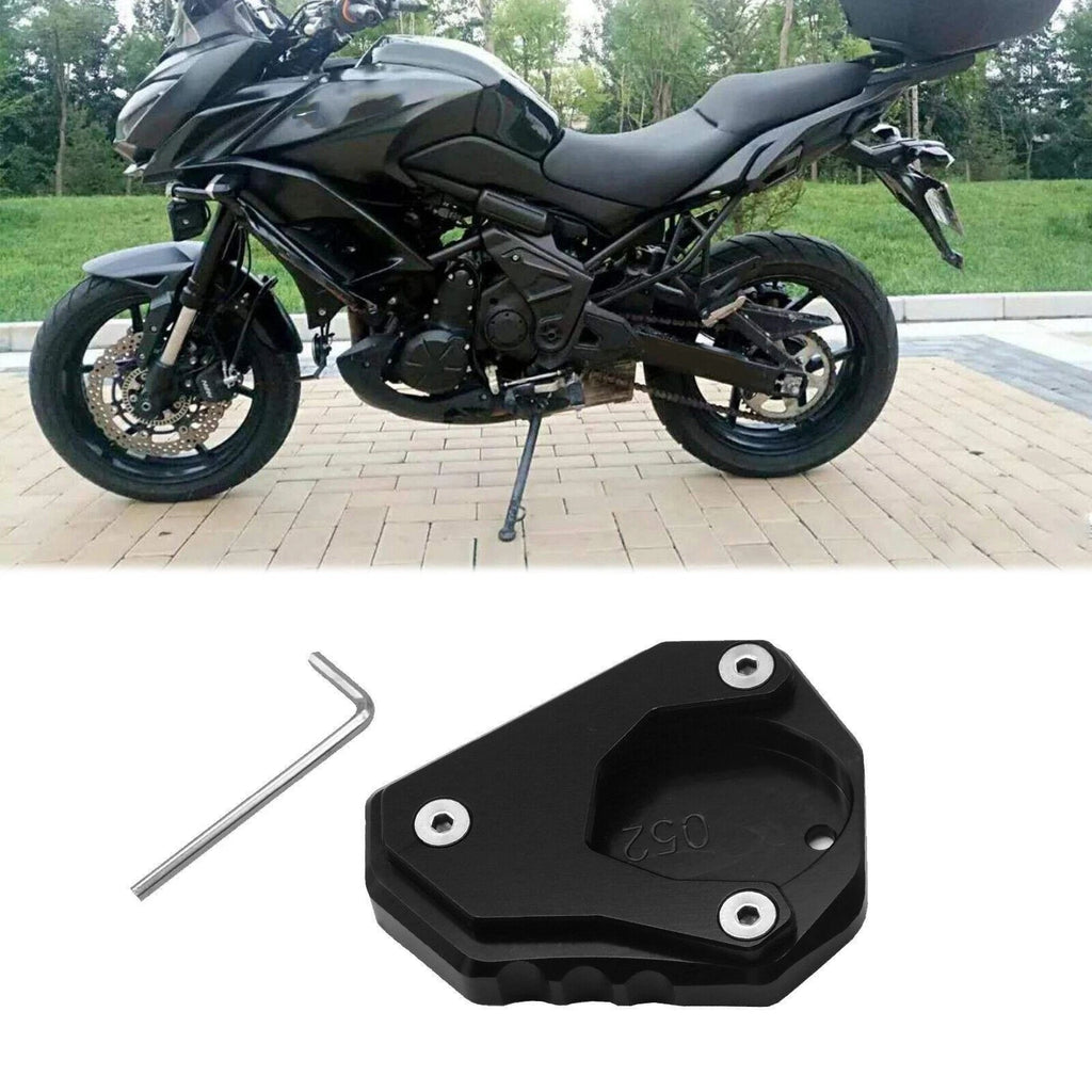 Kickstand Sidestand Enlarged Plate Pad for Kawasaki Ninja 400 Versys 650 KLX250 (2018–2023)