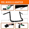 14" Prewired Ape Hanger Handlebar for Harley Street Glide/Electra Glide (2014–2015)