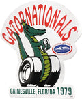 Metal Wall Sign for NHRA Gatornationals (16.5" x 15.25")