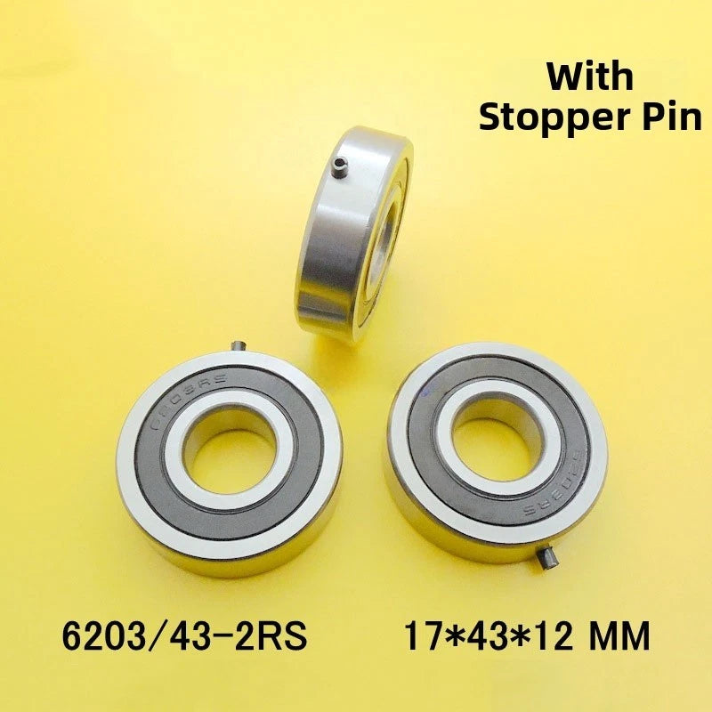6203/43-2RS Sealed Ball Bearing for Generator (Industrial) (17x43x12mm)
