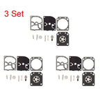 3X Carburetor Gasket Kit RB-129 for Zama C1M-W26A C1M-W26B C1M-W26C