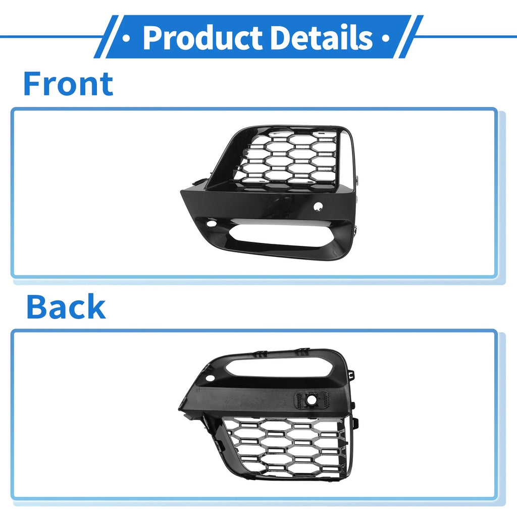 1 Pcs Fog Light Grill for BMW X3 X4 G01 G02 (2018–2021) No. 51118098830