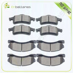 Set of 4 Ceramic Brake Pads for Jeep Grand Cherokee (1999–2004)