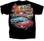 Oldsmobile Cutlass T-Shirt Black 442 Diner Scene for Oldsmobile (1968–1972)