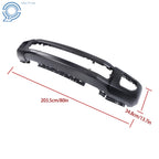 Black Steel Split Front Bumper for Ford F250 F350 (2020–2022) with Fog Light Holes