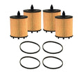 Set of 4 Wix Engine Motor Oil Filters for Buick Cadillac Chevy GMC Pontiac Saab